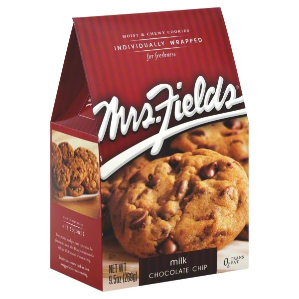 slide 1 of 1, Mrs. Field's Milk Chocolate Chip Cookies 8 Individually Wrapped, 8 oz