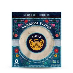 Siete Cassava Flour Grain Free Tortillas - 8 ea