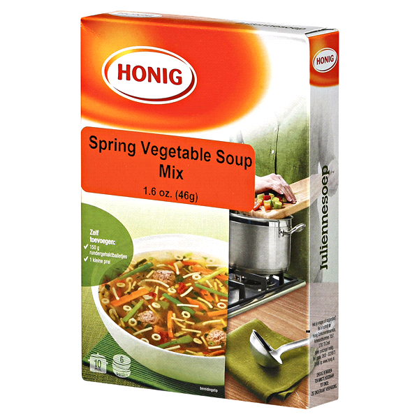 slide 8 of 29, Honig Spring Vegetable Soup Mix, Julienne, 1.6 oz