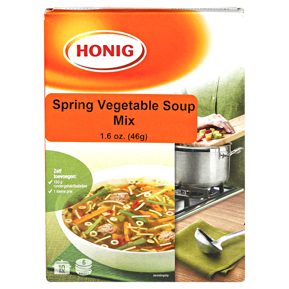 slide 1 of 29, Honig Spring Vegetable Soup Mix, Julienne, 1.6 oz