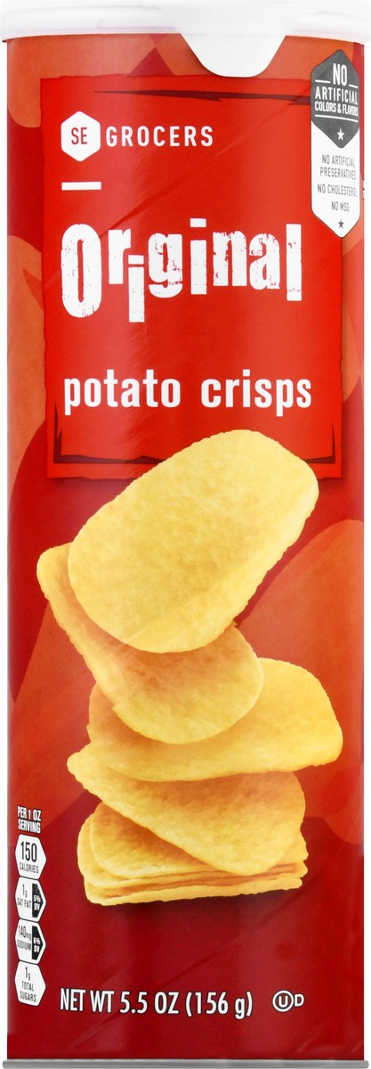 slide 1 of 12, Se Grocers Org Chip Canister, 5.8 ct