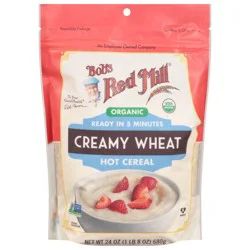 Bob's Red Mill Organic Creamy Wheat Hot Cereal 24 oz