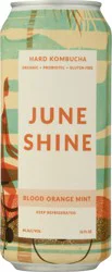 JuneShine Blood Orange Mint Hard Kombucha 16 fl oz