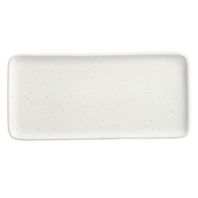 slide 1 of 3, Artisanal Kitchen Supply Soto Rectangular Tray - Cloud, 13 in