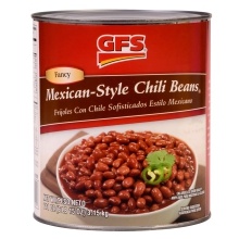 slide 1 of 1, GFS Mexican Style Chili Beans, 111 oz