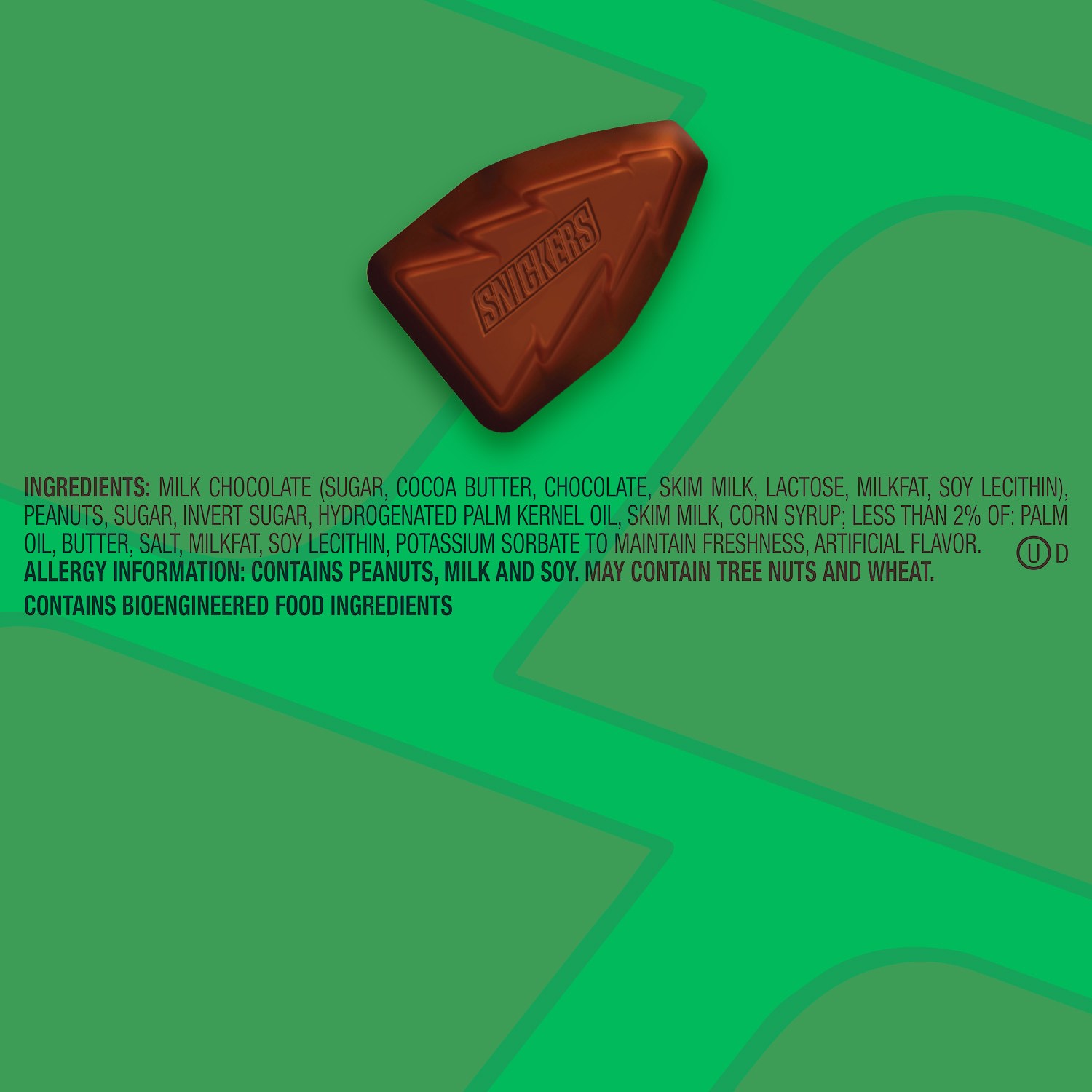 slide 2 of 8, SNICKERS Trees Christmas Milk Chocolate Holiday Candy Bar, 1 Ct, 1.1 oz