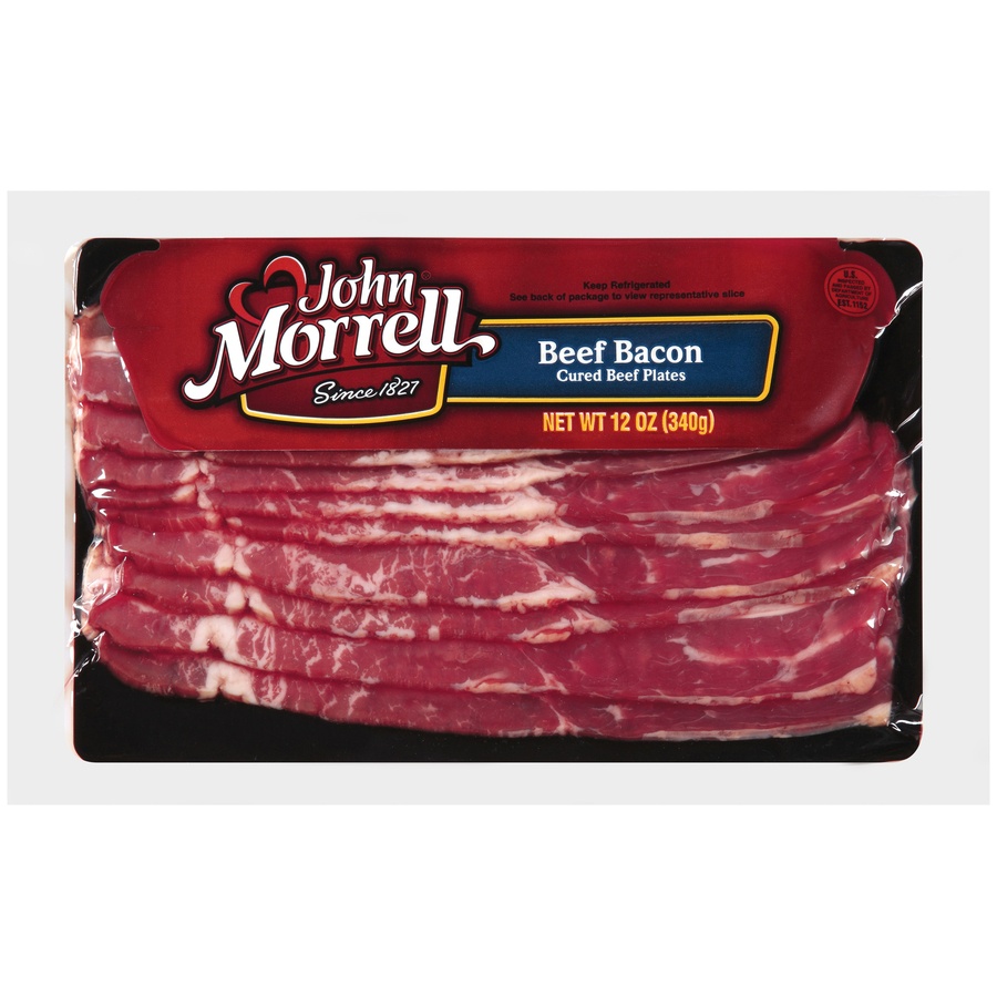 slide 1 of 2, John Morrell Beef Bacon, 12 oz