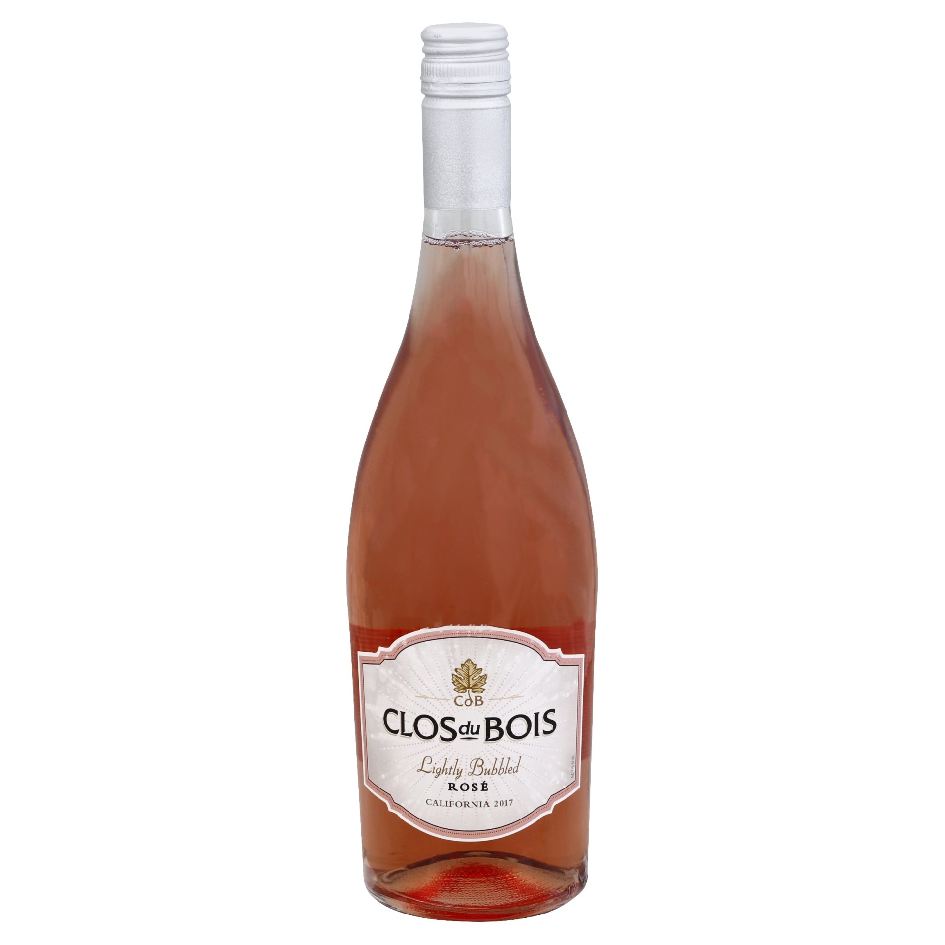 slide 1 of 1, Clos du Bois Lightly Bubbled Rose Wine, 750 ml