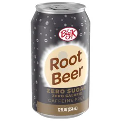 Big K Zero Calorie Root Beer Soda Cans