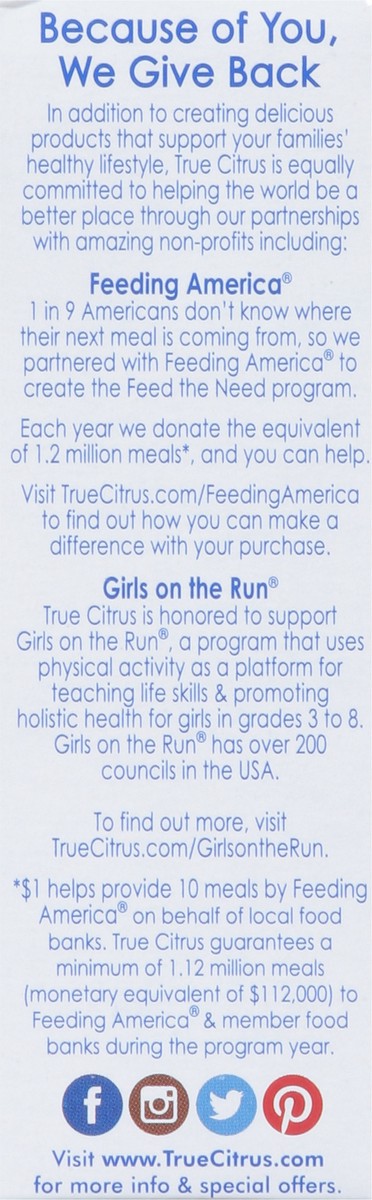 slide 7 of 9, True Lemon Kids Blue Raspberry Drink Mix 10 - 0.13 oz Packets, 10 ct