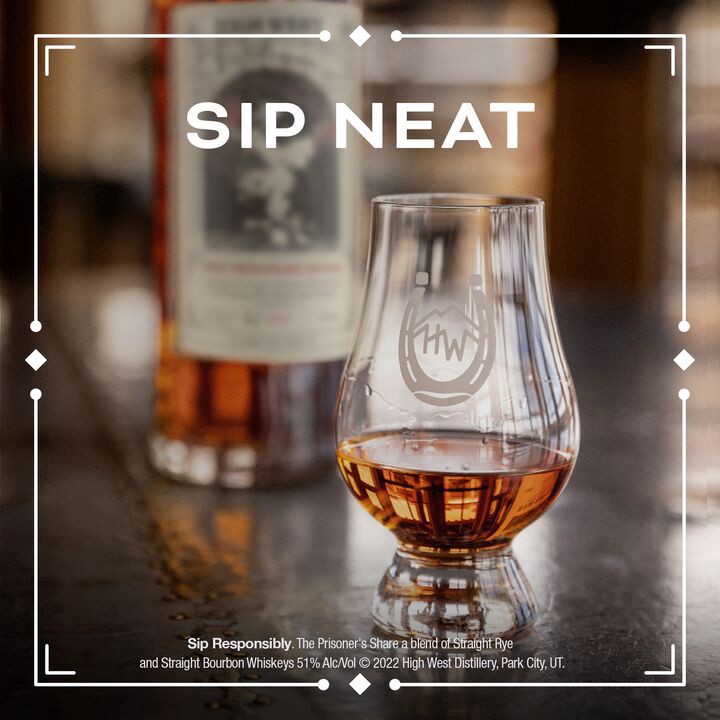 slide 6 of 6, High West The Prisoner's Share Red Blend Wine Barrel-Finished Whiskey, 750ml Bottle, 102 Proof, 750 ml