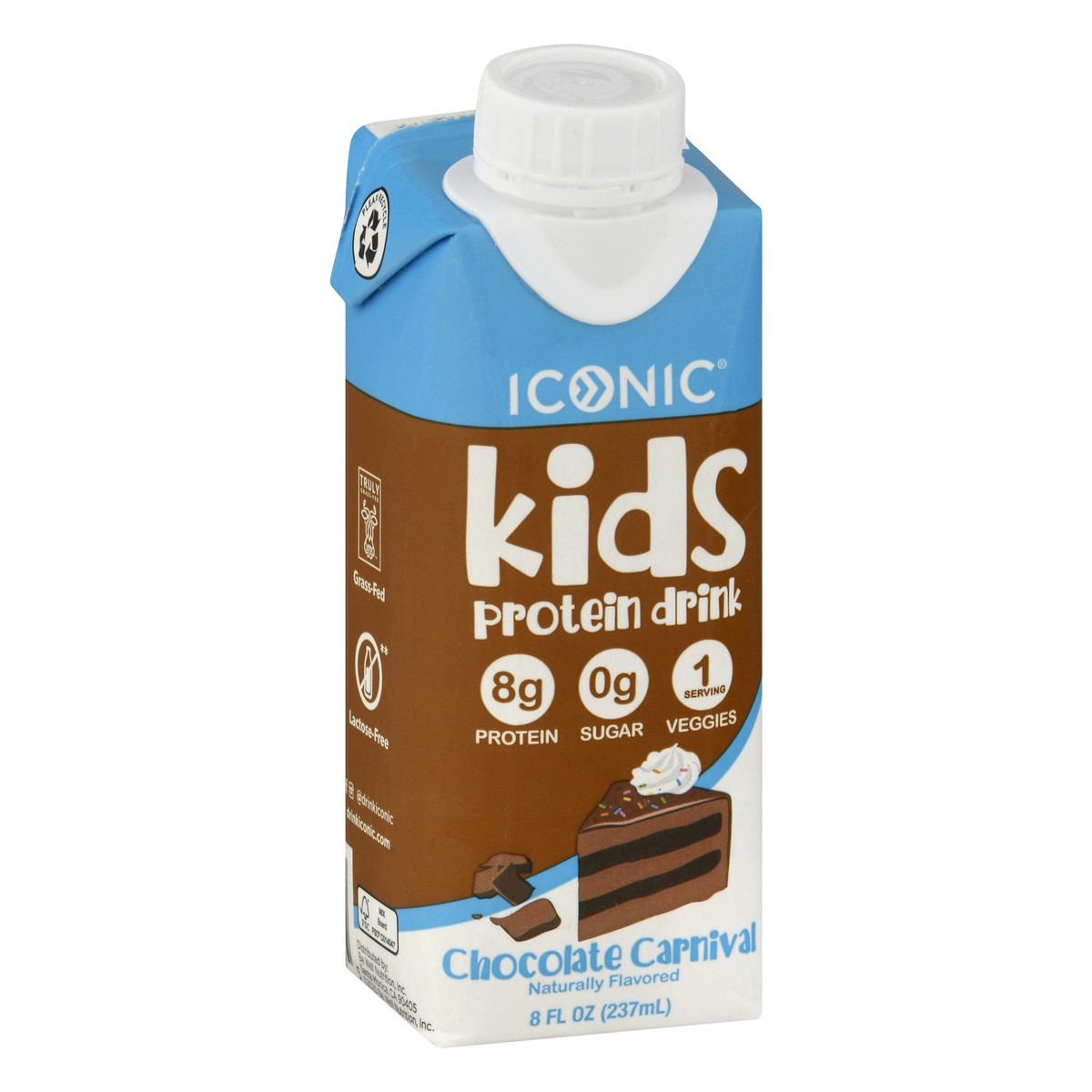 slide 10 of 10, ICONIC Kids Chocolate Carnival Protein Drink 8 Oz, 8 oz