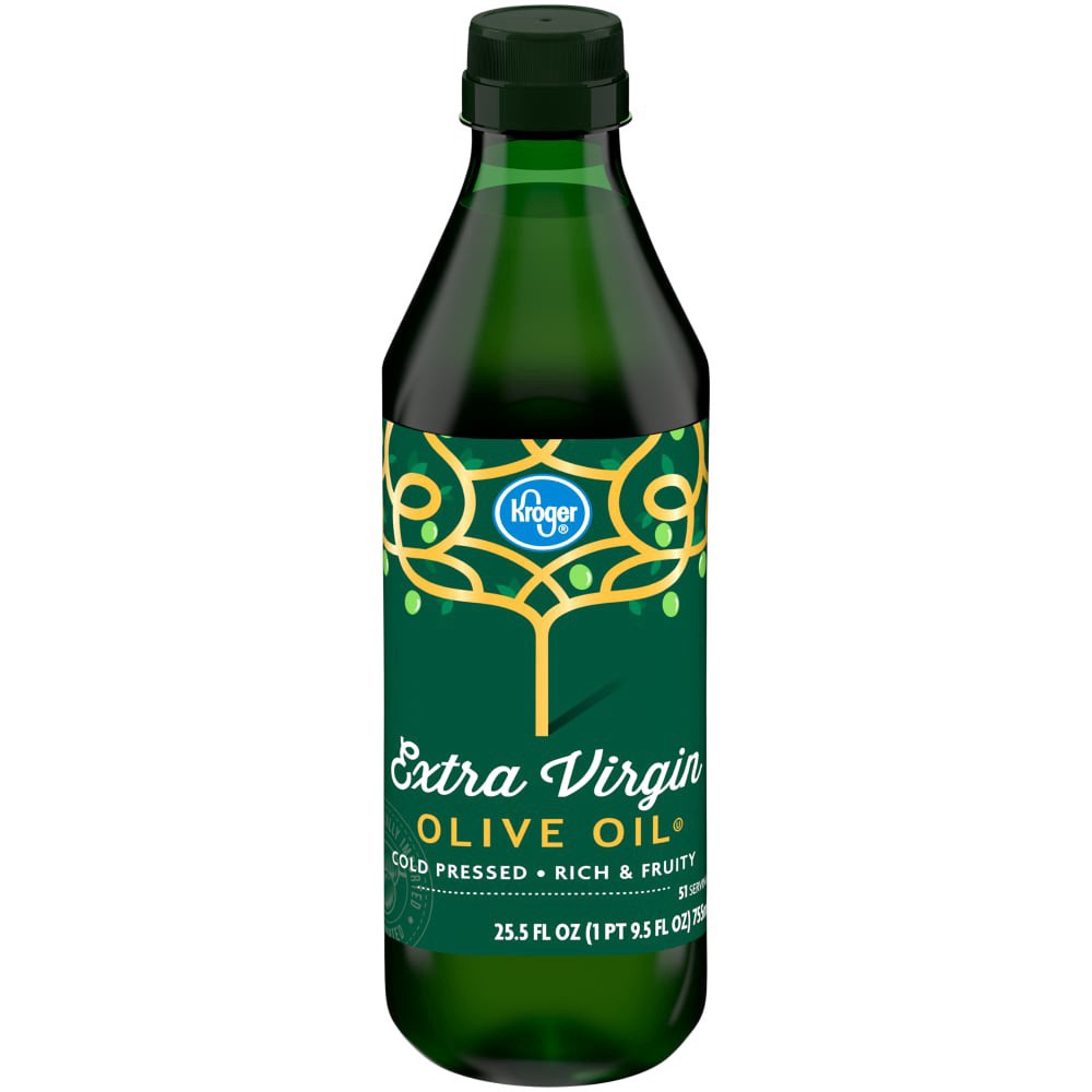 slide 3 of 3, Kroger Extra Virgin Olive Oil, 25.5 fl oz