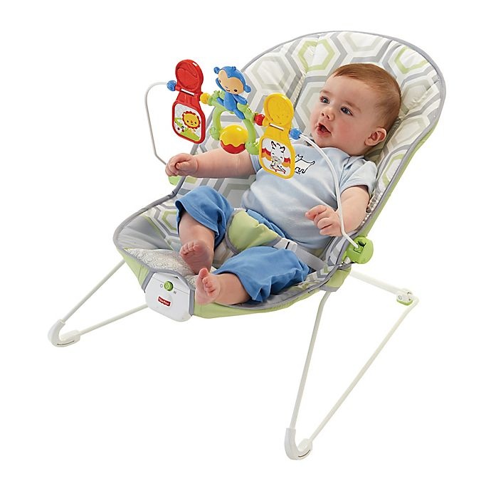slide 2 of 5, Fisher-Price Bouncer - Geometric Meadow, 1 ct