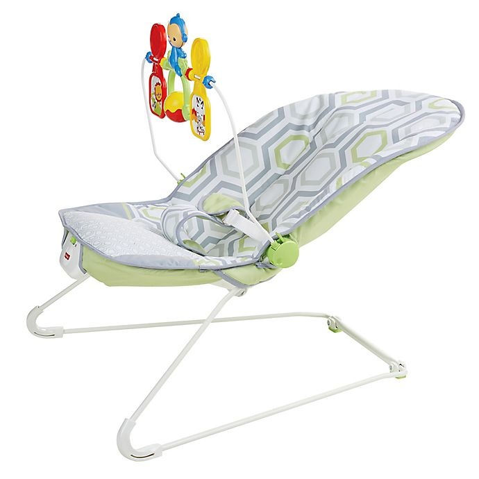 slide 3 of 5, Fisher-Price Bouncer - Geometric Meadow, 1 ct