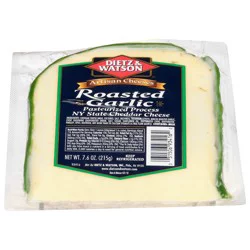 Dietz & Watson NY State Roasted Garlic Cheddar Cheese 7.6 oz