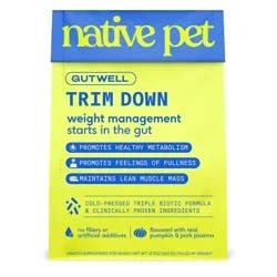 Native Pet GutWell Healthy Weight Management Supplement for Dogs, 12.7 oz