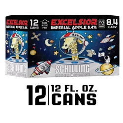 Schilling Excelsior Apple Imperial Cider - 12 ct; 12 fl oz