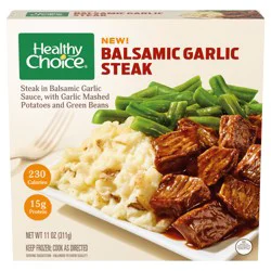 Healthy Choice Balsamic Garlic Steak, Frozen Meal, 11 oz. Bowl