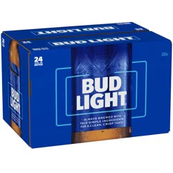 Bud Light Beer, 24 Pack Beer, 12 FL OZ Bottles, 4.2% ABV