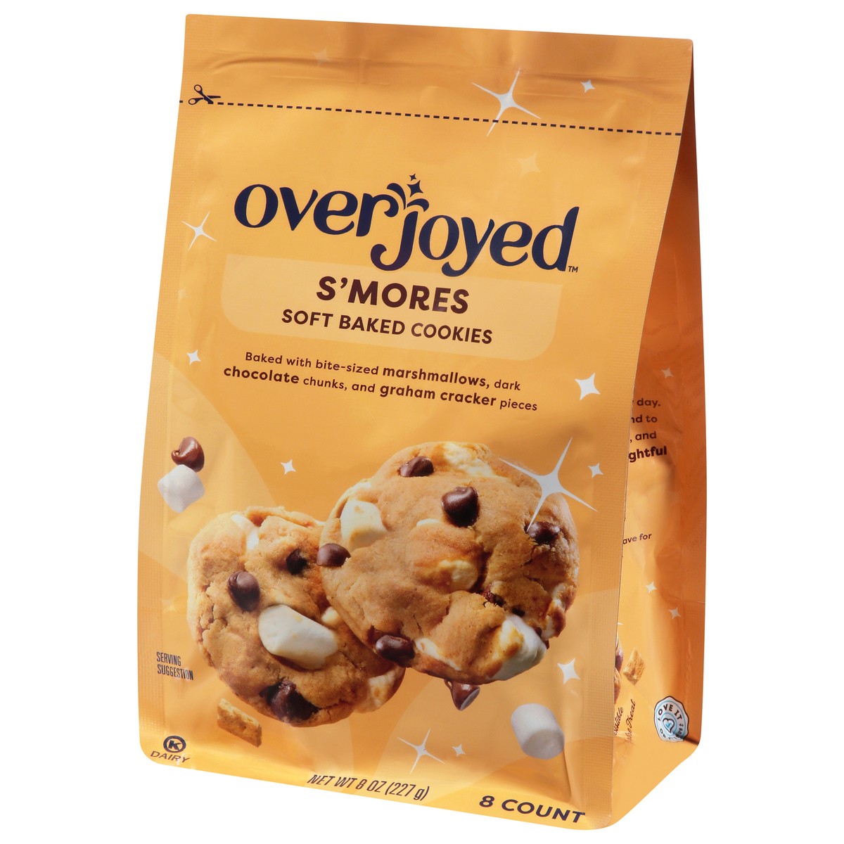 slide 4 of 4, Overjoyed Soft Baked S'mores Cookies 8 Oz - 8 OZ, 8 oz