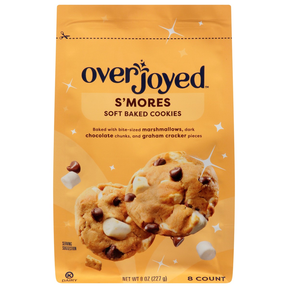 slide 1 of 4, Overjoyed Soft Baked S'mores Cookies 8 Oz - 8 OZ, 8 oz