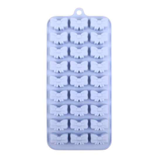 slide 1 of 4, Mini Bows Silicone Candy Mold By Makery, 8.87 in x 0.59 in
