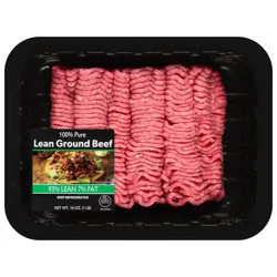 JBS USA 93%/7% Lean Ground Beef 16 oz