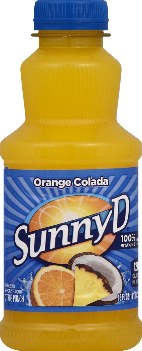 slide 4 of 4, Sunny D Citrus Punch - 16 oz, 16 oz