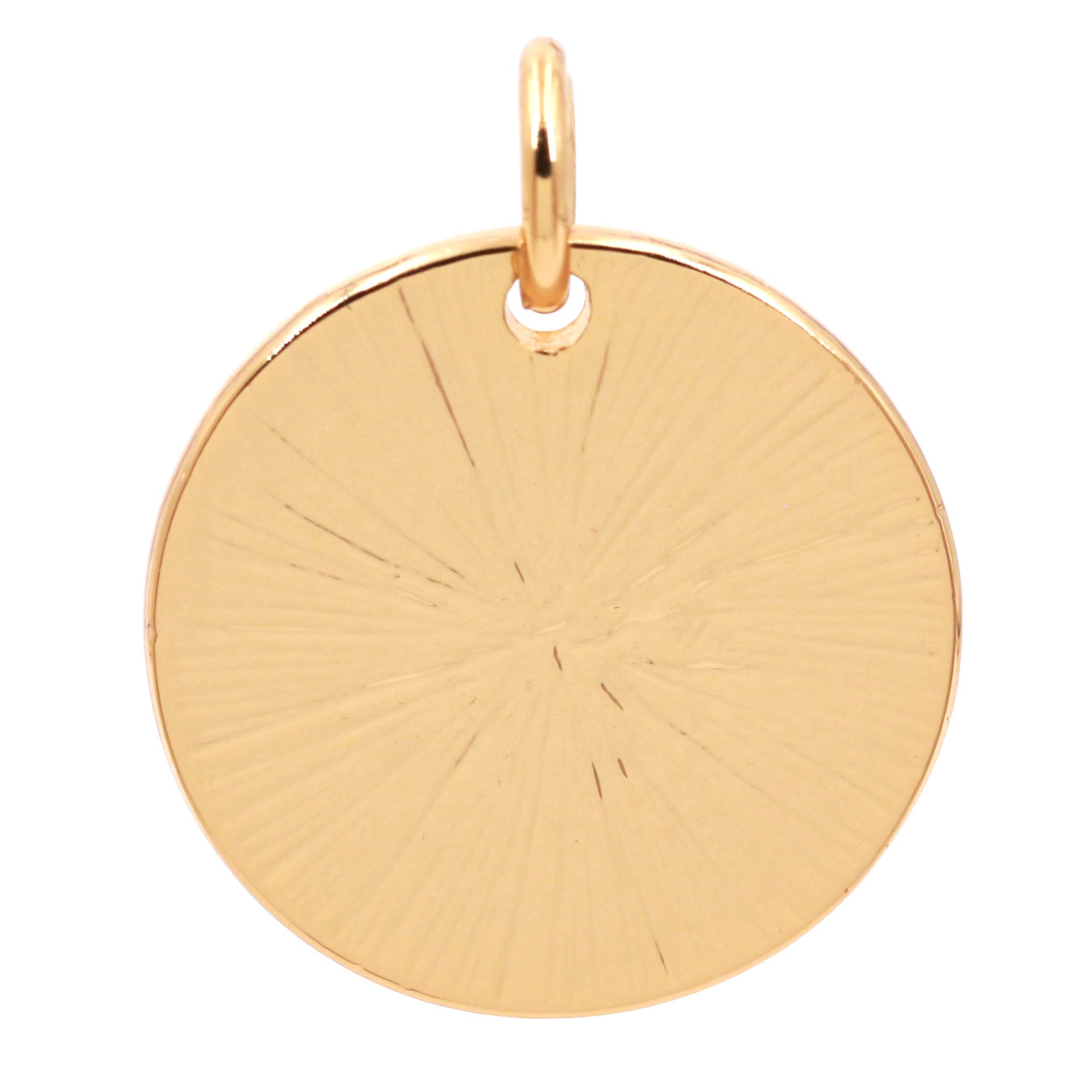 slide 4 of 4, 14k Gold Plated Footprints Charm By Bead Landing, 0.71 in x 0.83 in x 0.08 in