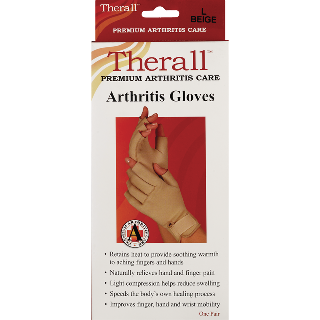 slide 1 of 1, Therall Arthritis Gloves, 1 ct