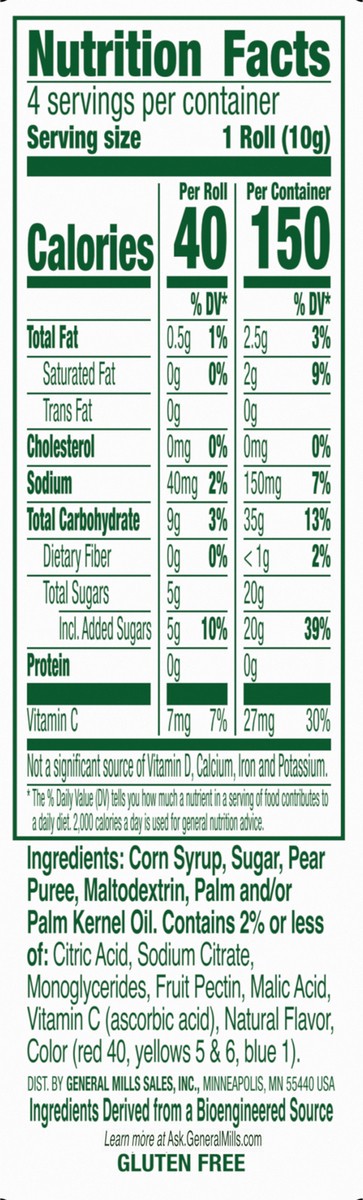 slide 4 of 14, Fruit Roll-Ups Tropical Tie-Dye Mini Roll-Ups 4 CT, 4 ct