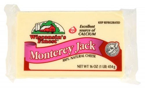 slide 1 of 1, Wisconsin's Finest Monterey Jack Cheese Chunk, 1 lb