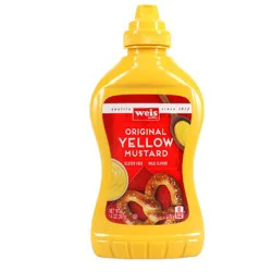 Weis Quality Original Yellow Mustard - 14 oz