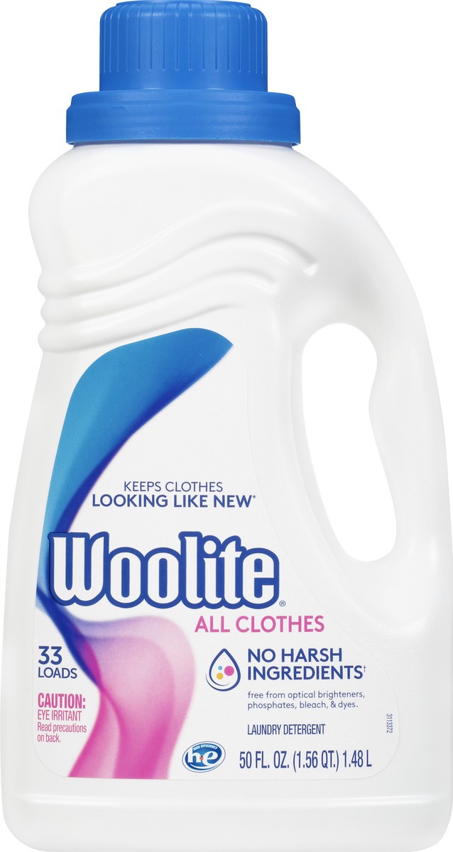 slide 6 of 9, Woolite All Clothes Laundry Detergent 50 oz, 50 oz