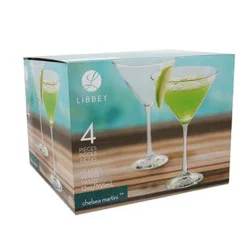 Libbey Chelsea Martini Set 4Ct