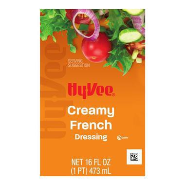 slide 1 of 1, Hy-Vee Pourable Dressing Creamy French, 16 fl oz
