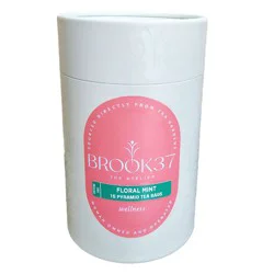 Brook 37 The Atelier Floral Mint Pyramid Tea Bags