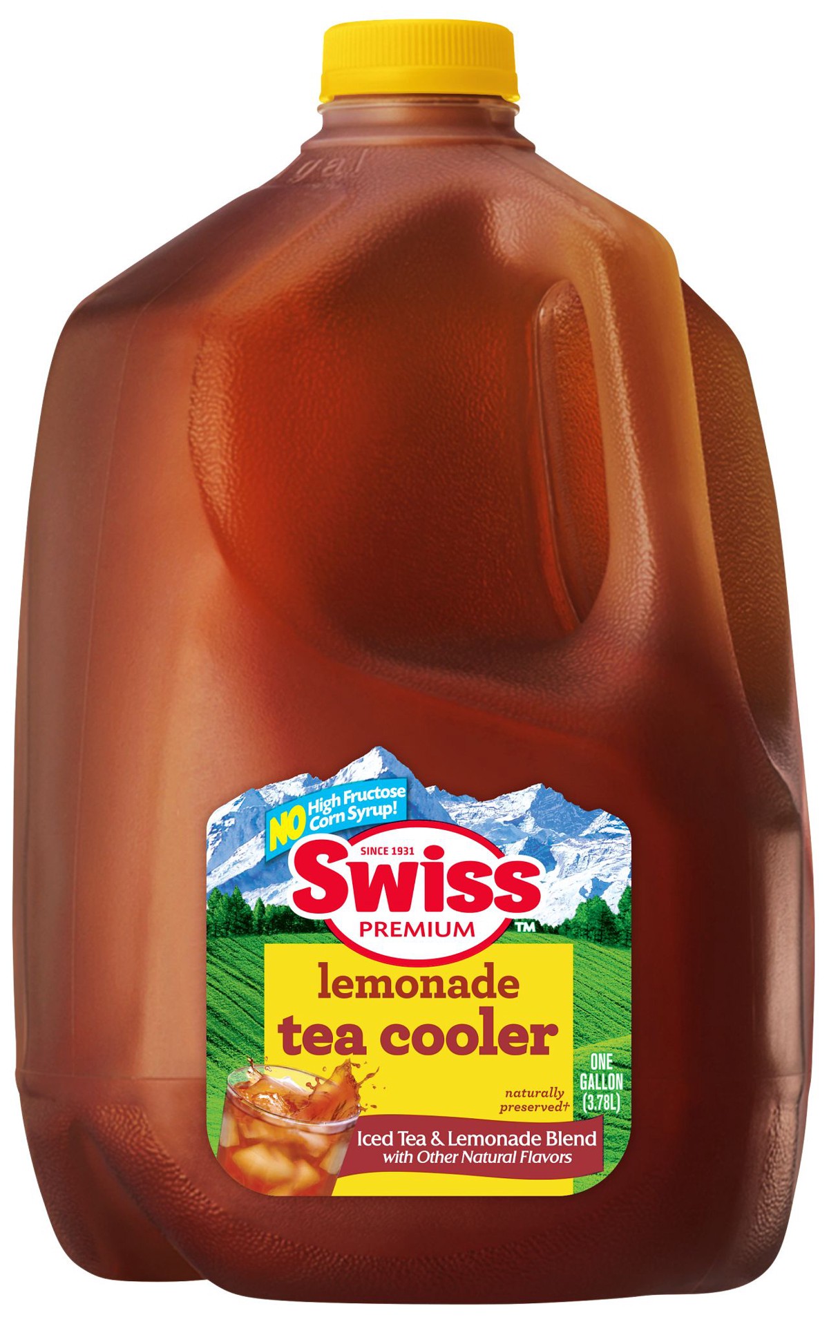 slide 1 of 4, Swiss Premium Lemonade Tea cooler - 1 Gallon Plastic Jug - 1 gal, 1 gal