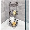slide 2 of 5, InterDesign Forma Free Standing Bathroom or Shower Storage Shelves for Towels, Soap, Shampoo, Lotion, Accessories, Bronze, 1 ct