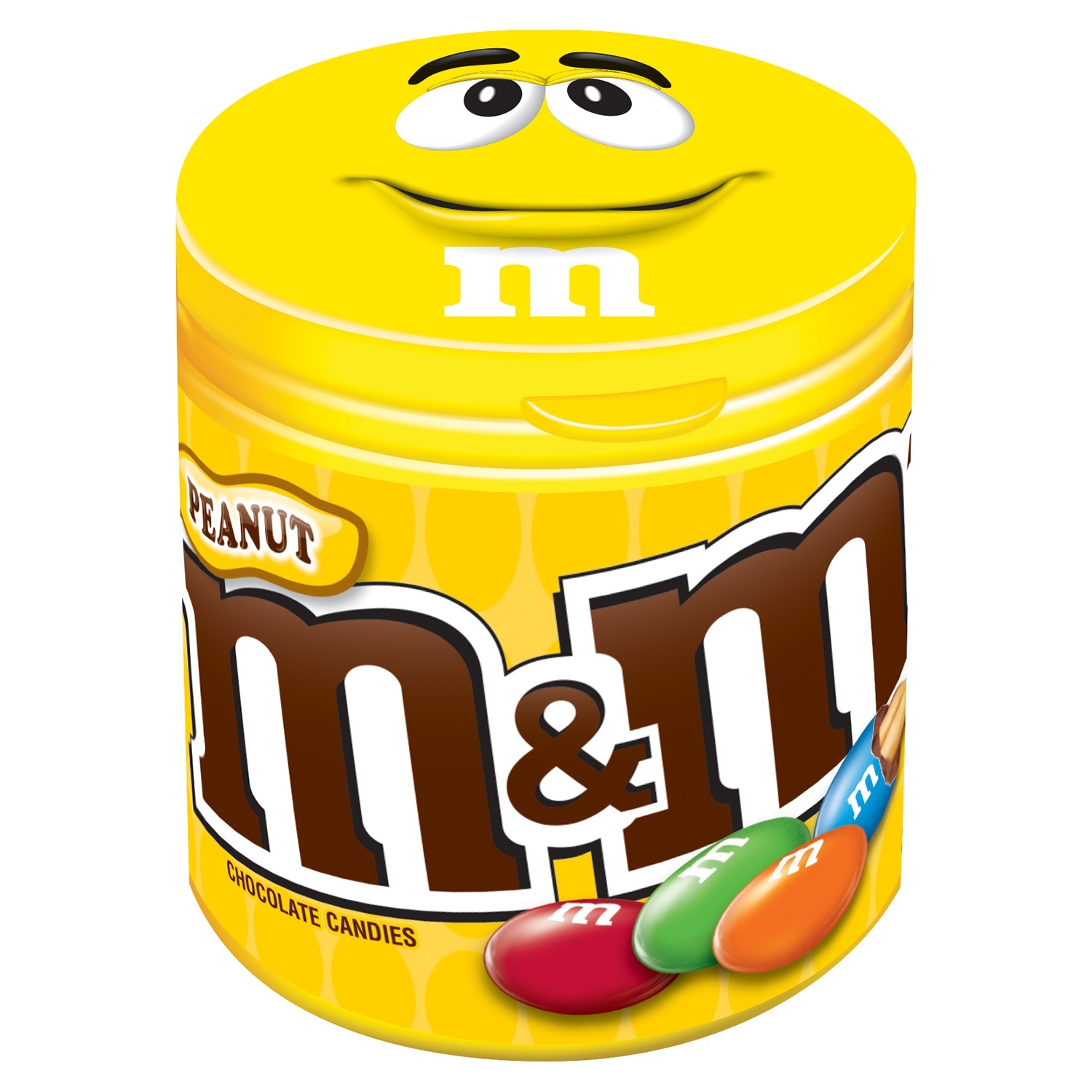 slide 1 of 1, M&M's Peanut Chocolate Candy To-Go Bottle, 3.5 oz, 3.5 oz