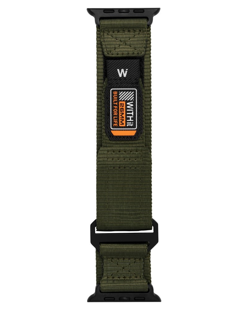 slide 1 of 1, WITHit 42-49 MM Apple Watch Band - Tactical Green, 1 ct, 1 ct