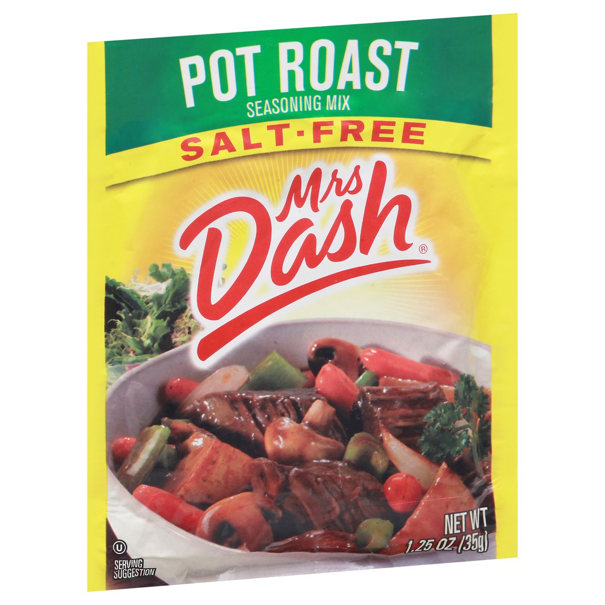 slide 6 of 9, Mrs. Dash Salt-Free Pot Roast Seasoning Mix 1.25 oz Envelope, 1.25 oz