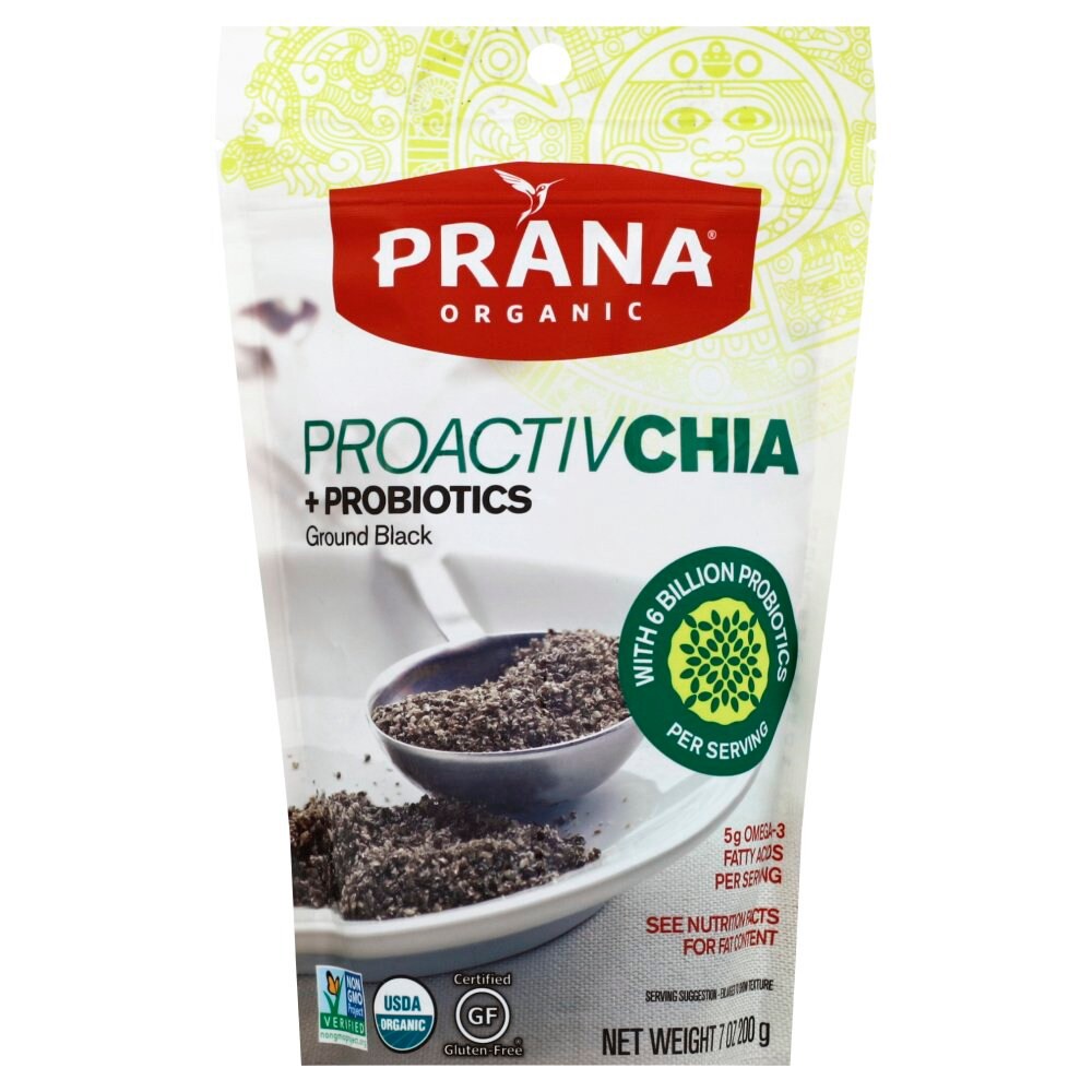 slide 1 of 2, prAna Proactive Chia Probiotics, 10 oz