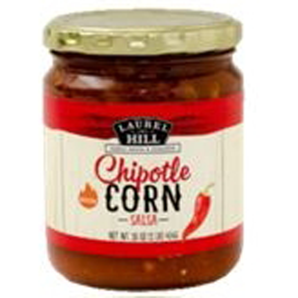 slide 1 of 1, Laurel Hill Salsa - Medium Chipotle Corn, 16 oz