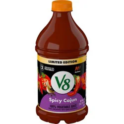 V8 Spicy Cajun 100% Vegetable Juice, 46 fl oz