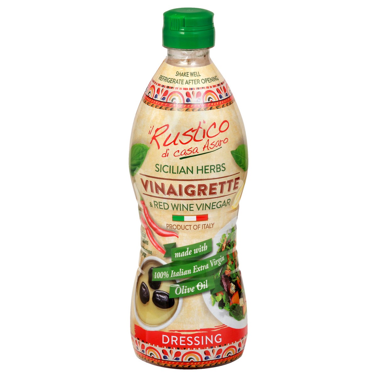 slide 7 of 11, Il Rustico Di Casa Asaro Vinaigrette & Red Wine Vinegar Sicilian Herbs Dressing 15.3 oz, 15.3 oz