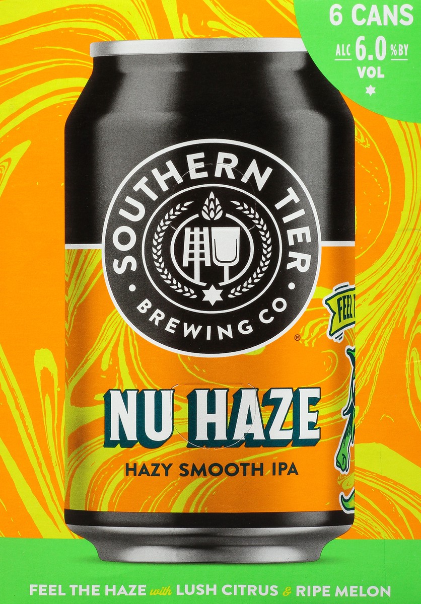 slide 6 of 9, Southern Tier Brewing Co. Hazy Smooth IPA Nu Haze Beer 6 ea, 6 ct