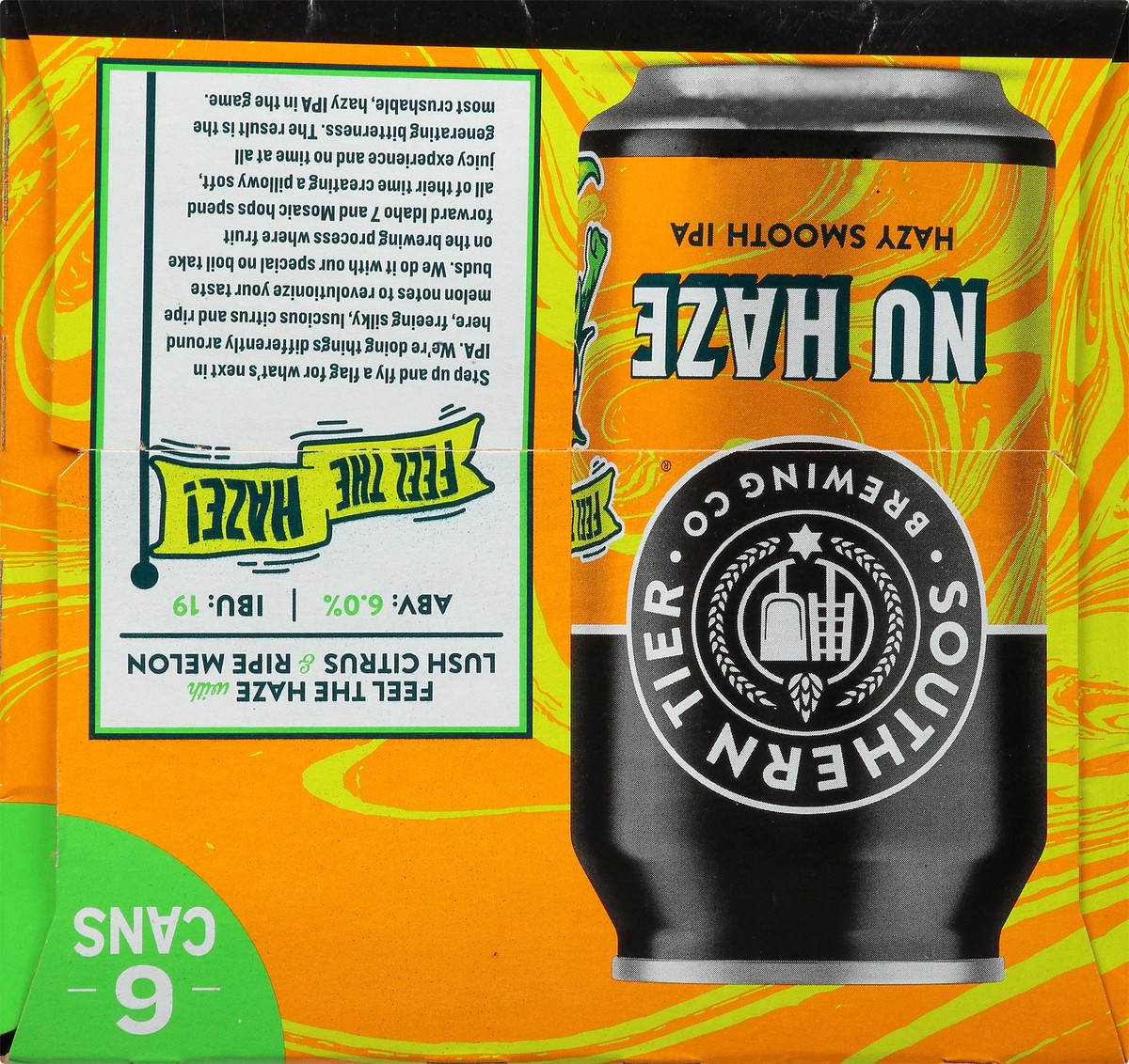 slide 9 of 9, Southern Tier Brewing Co. Hazy Smooth IPA Nu Haze Beer 6 ea, 6 ct