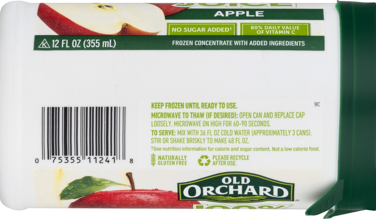 slide 2 of 9, Old Orchard Apple 100% Juice 12 oz, 12 oz